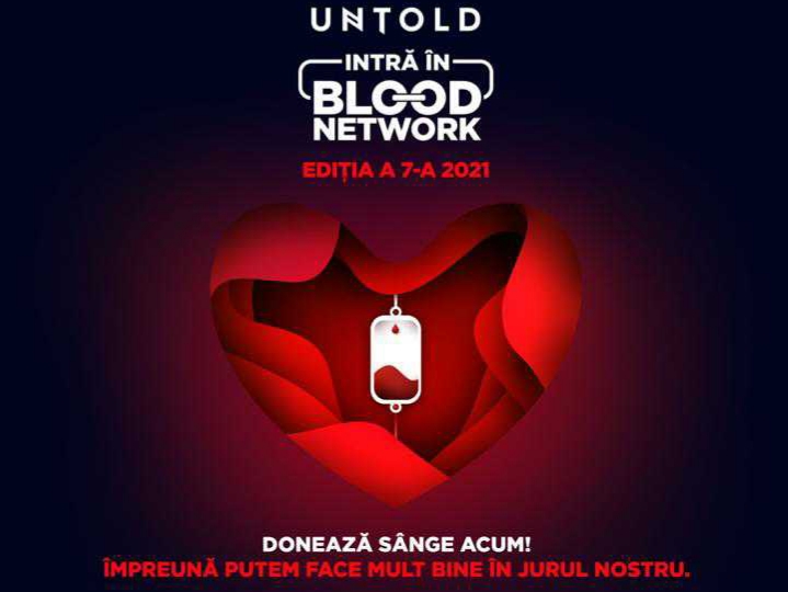Donează sânge și mergi în acest an la festivalul UNTOLD