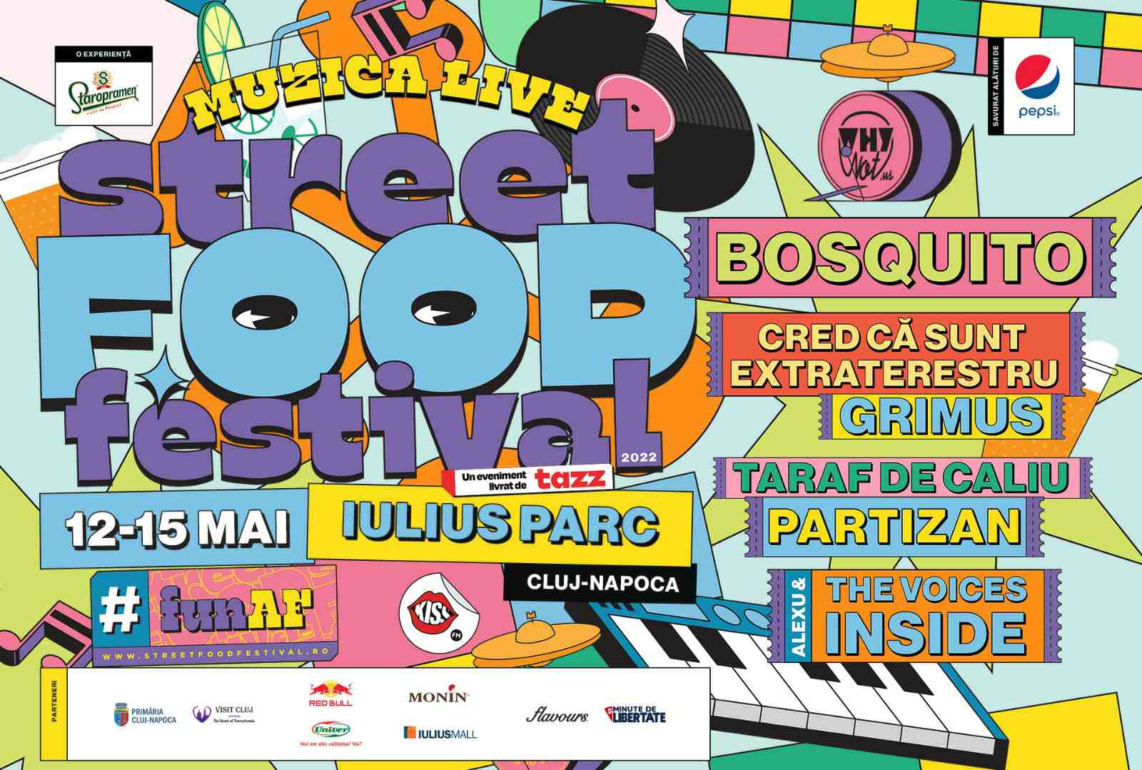 Partizan, Bosquito și Taraf de Caliu la Street FOOD Festival 2022