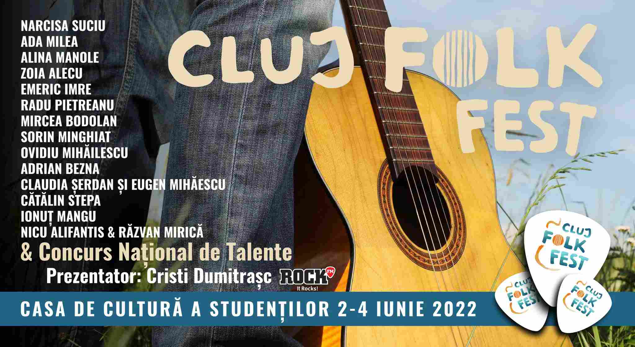 Narcisa Suciu, Ada Milea și Nicu Alifantis vin la Cluj Folk Fest 2022
