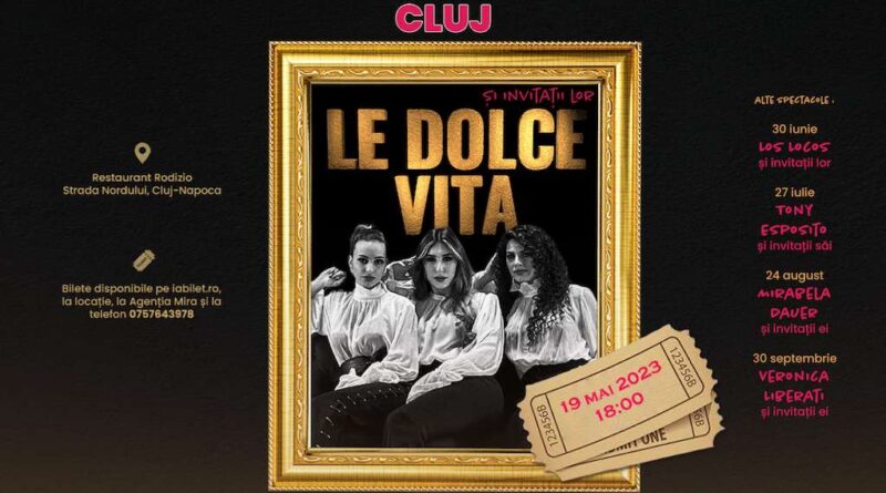 Festival Bar Rodizio debutează pe 19 mai, cu Le Dolce Vita